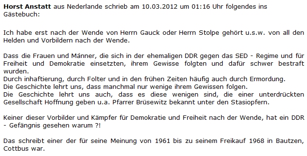 Horst Anstatt 10.03.2012